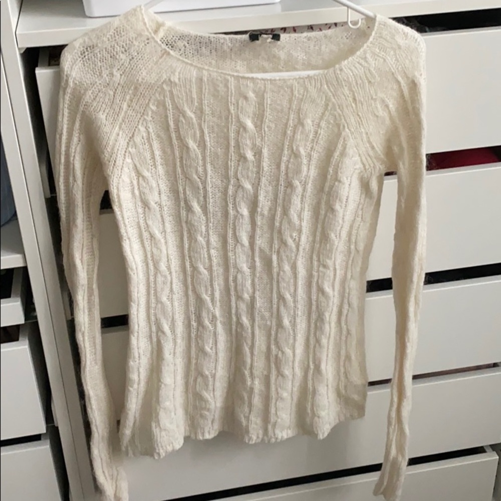J. Crew pullover sweater in ivory white S